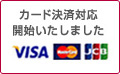2012年5月下旬からカード決済が可能です